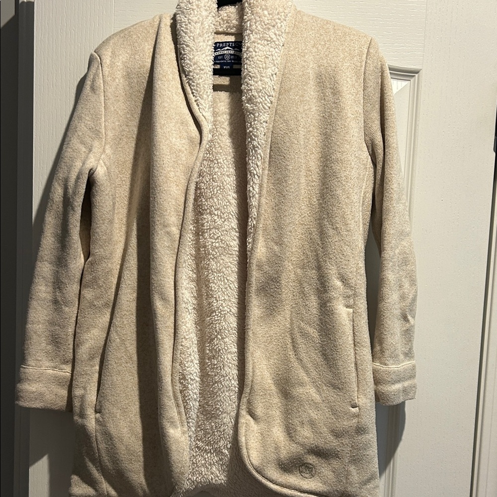 Lauren James Cream Teddy Jacket